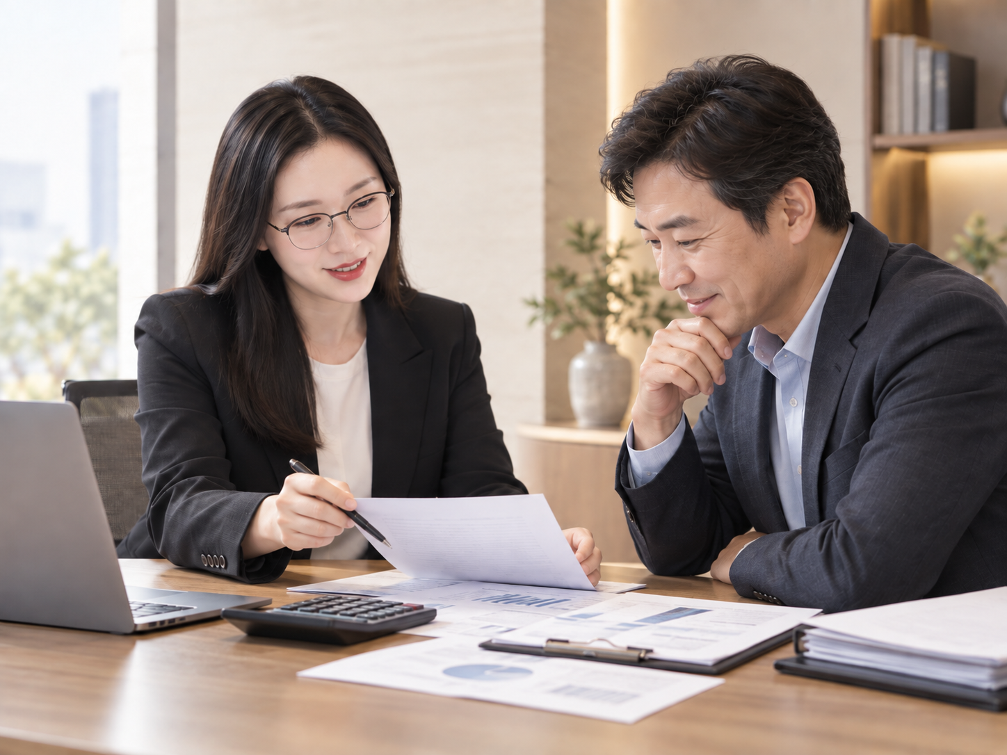 정책자금 상담 장면